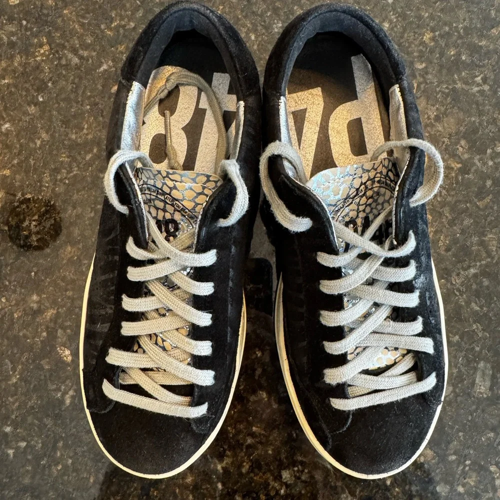 P448 Zebra Iridescent Low-Top Sneakers EU 36